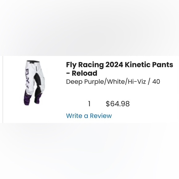 Fly Racing Motocross pants - Picture 3 of 3